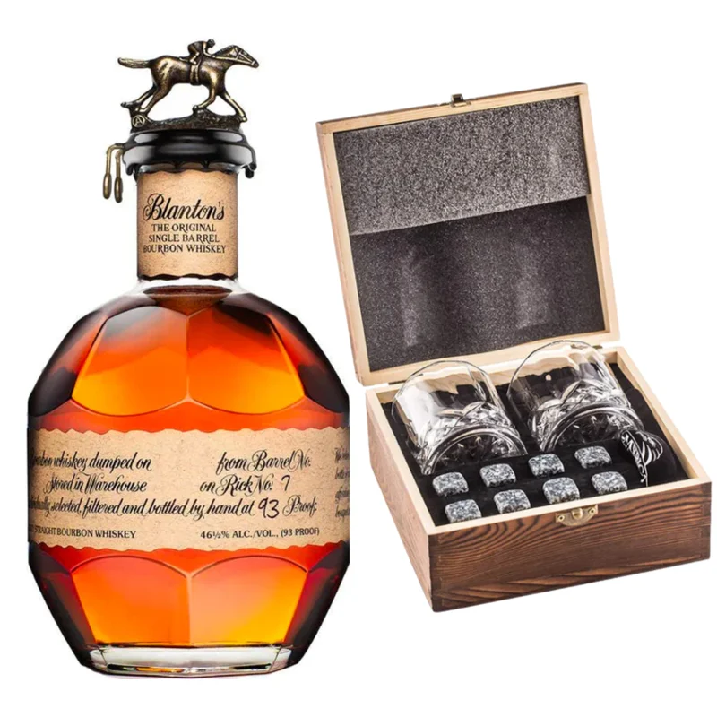 Blanton\'s Single Barrel Bourbon Whiskey 750ml With Gift