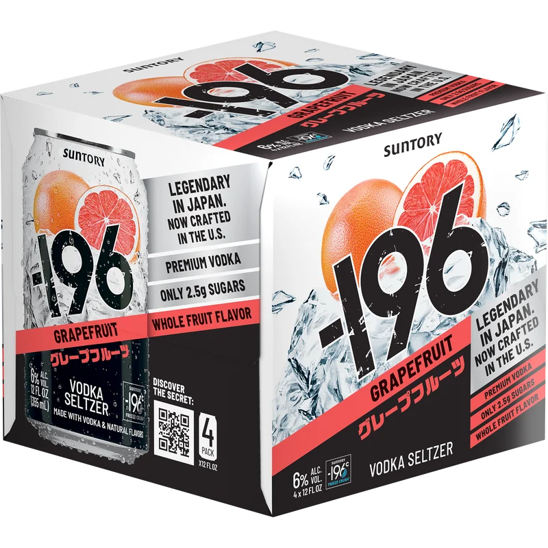 196 Grapefruit Vodka Setlzer Cn