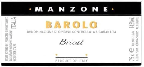 Manzone Barolo Bricat 2015